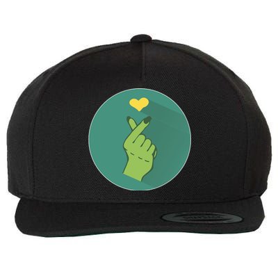 Korean Heart Zombie Wool Snapback Cap