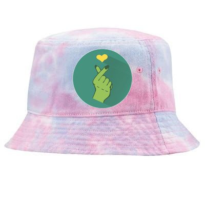 Korean Heart Zombie Tie-Dyed Bucket Hat