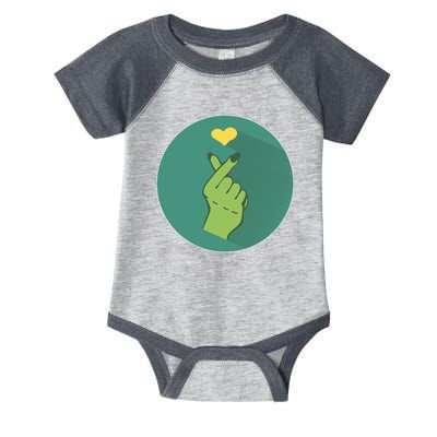 Korean Heart Zombie Infant Baby Jersey Bodysuit