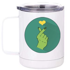 Korean Heart Zombie 12 oz Stainless Steel Tumbler Cup