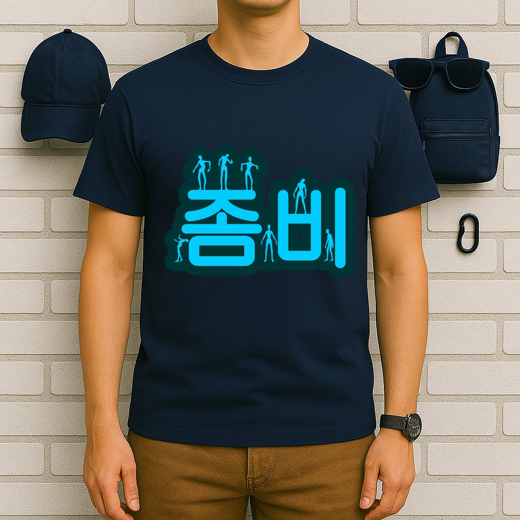 Korean Script Zombies T-Shirt
