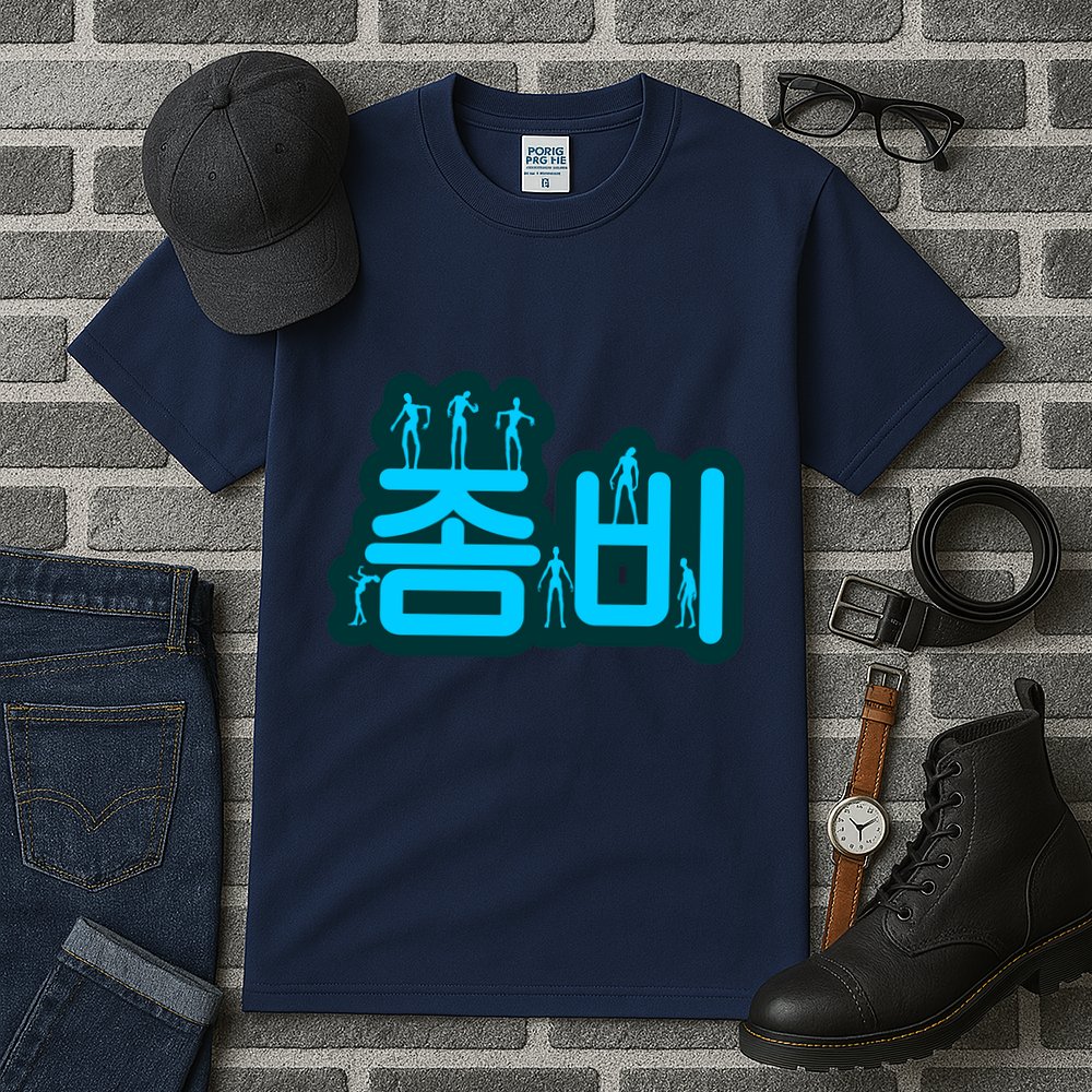 Korean Script Zombies Tall T-Shirt