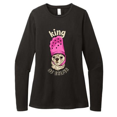 King Of Selfie Womens CVC Long Sleeve Shirt