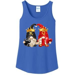 King Of Spades And Queen Of Hearts Valentines Day Gnomes Meaningful Gift Ladies Essential Tank