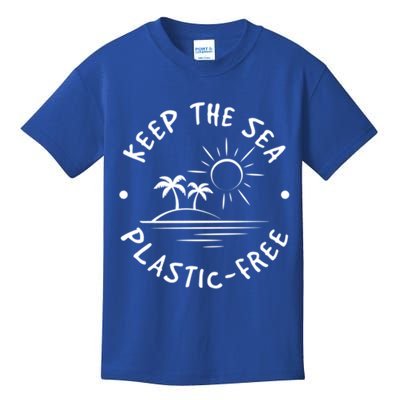 Keep Our Sea Plastic Free Ecogiftfriendly Ocean Fan Gift Kids T-Shirt