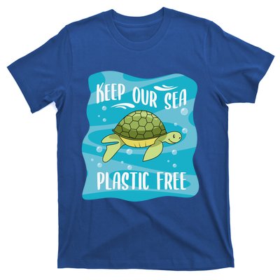 Keep Our Sea Plastic Free Ocean Sea Turtle Great Gift T-Shirt