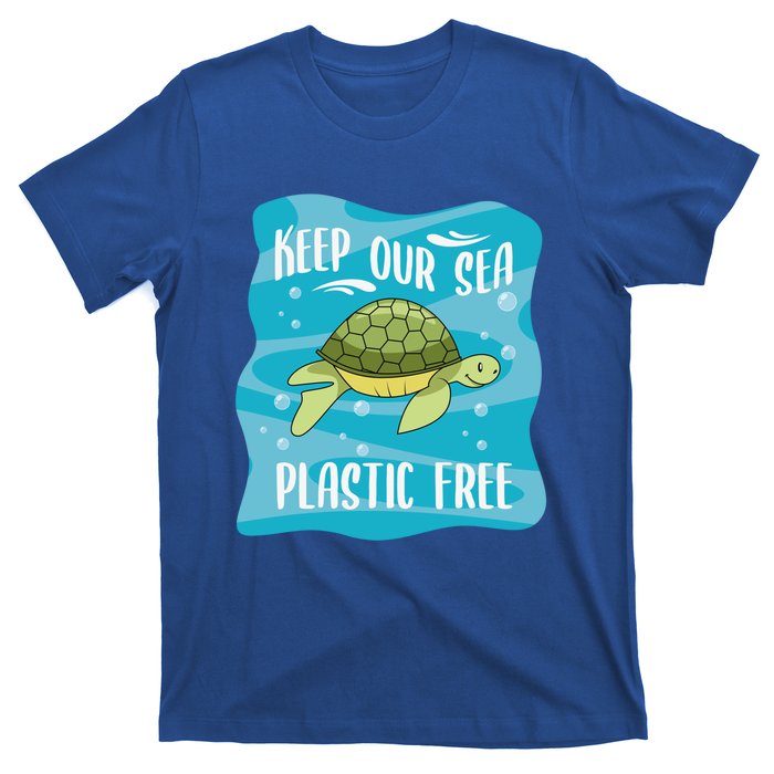 Keep Our Sea Plastic Free Ocean Sea Turtle Great Gift T-Shirt