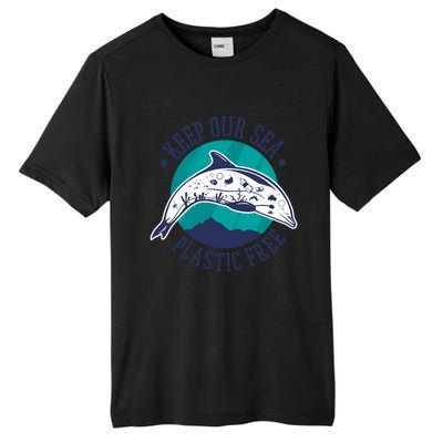 Keep Our Sea Plastic Free Gift Tall Fusion ChromaSoft Performance T-Shirt