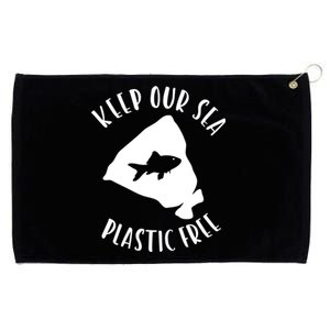 Keep Our Sea Plastic Free Skip A Straw Save A Turtle Meaningful Gift Grommeted Golf Towel