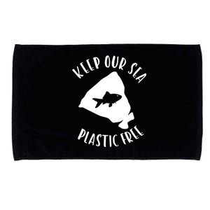 Keep Our Sea Plastic Free Skip A Straw Save A Turtle Meaningful Gift Microfiber Hand Towel