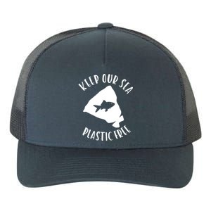 Keep Our Sea Plastic Free Skip A Straw Save A Turtle Meaningful Gift Yupoong Adult 5-Panel Trucker Hat