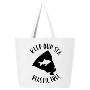 Keep Our Sea Plastic Free Skip A Straw Save A Turtle Meaningful Gift 25L Jumbo Tote