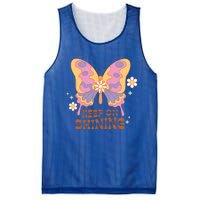 Keep On Shining Butterfly Groovy Daisy Flowers Plants Garden Gift Mesh Reversible Basketball Jersey Tank