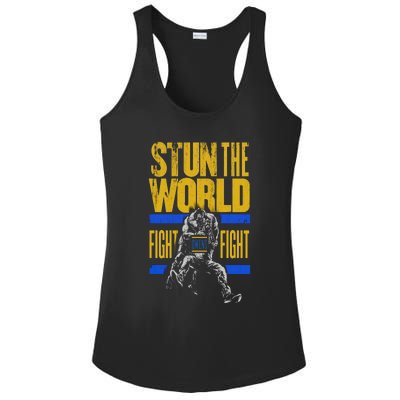 Kevin Owens Stun The World Ladies PosiCharge Competitor Racerback Tank