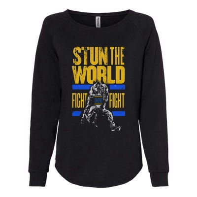 Kevin Owens Stun The World Womens California Wash Sweatshirt