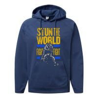 Kevin Owens Stun The World Performance Fleece Hoodie