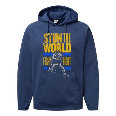 Kevin Owens Stun The World Performance Fleece Hoodie