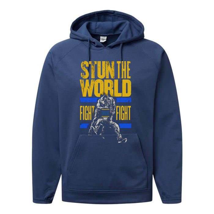 Kevin Owens Stun The World Performance Fleece Hoodie