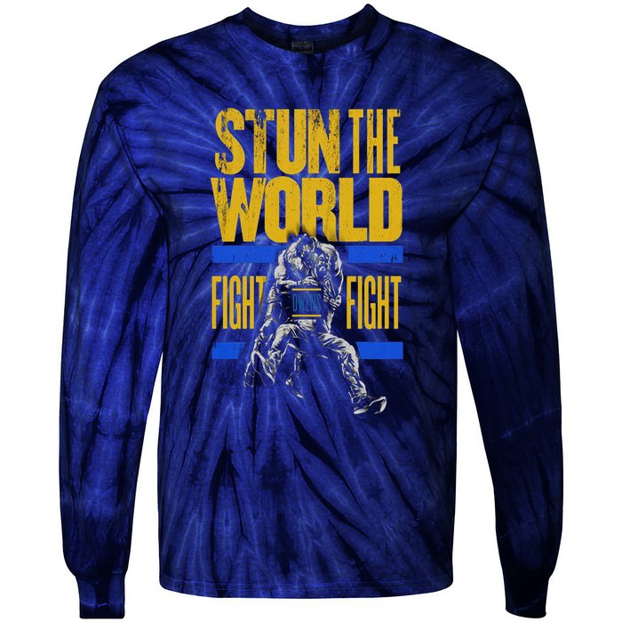 Kevin Owens Stun The World Tie-Dye Long Sleeve Shirt