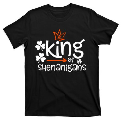 King Of Shenanigans Irish Fun Matching Family Patricks Gift T-Shirt