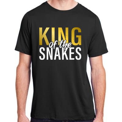 King Of The Snakes Dad Snake Lover Gift Adult ChromaSoft Performance T-Shirt