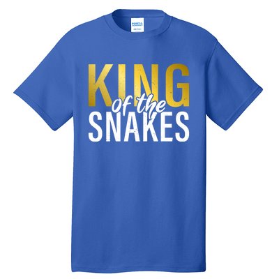 King Of The Snakes Dad Snake Lover Gift Tall T-Shirt