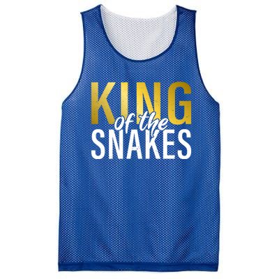 King Of The Snakes Dad Snake Lover Gift Mesh Reversible Basketball Jersey Tank