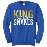 King Of The Snakes Dad Snake Lover Gift Tall Sweatshirt