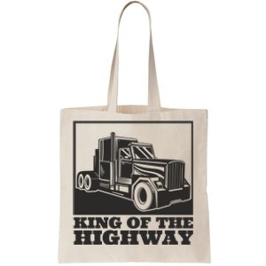 King Of The Highway Trucker Tote Bag