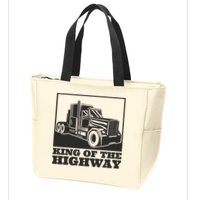 King Of The Highway Trucker Zip Tote Bag