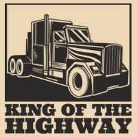 King Of The Highway Trucker Zip Tote Bag