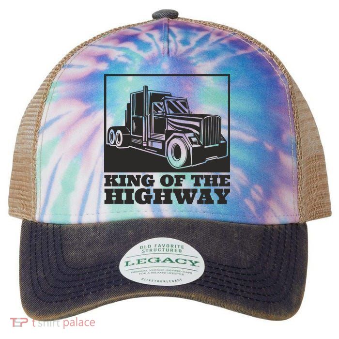 King Of The Highway Trucker Legacy Tie Dye Trucker Hat