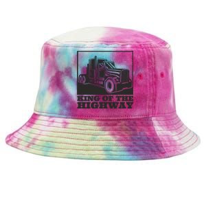 King Of The Highway Trucker Tie-Dyed Bucket Hat