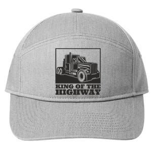 King Of The Highway Trucker 7-Panel Snapback Hat