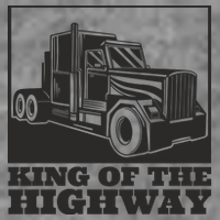 King Of The Highway Trucker 7-Panel Snapback Hat