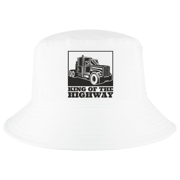 King Of The Highway Trucker Cool Comfort Performance Bucket Hat