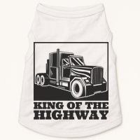 King Of The Highway Trucker Doggie Tank