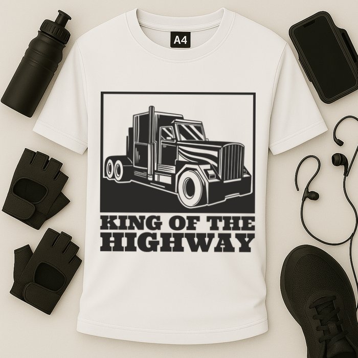 King Of The Highway Trucker Performance Shirt