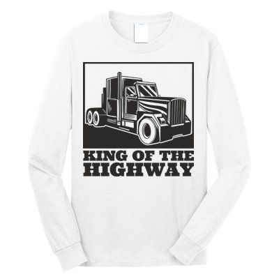 King Of The Highway Trucker Long Sleeve Shirt