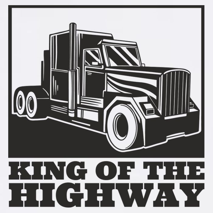 King Of The Highway Trucker T-Shirt