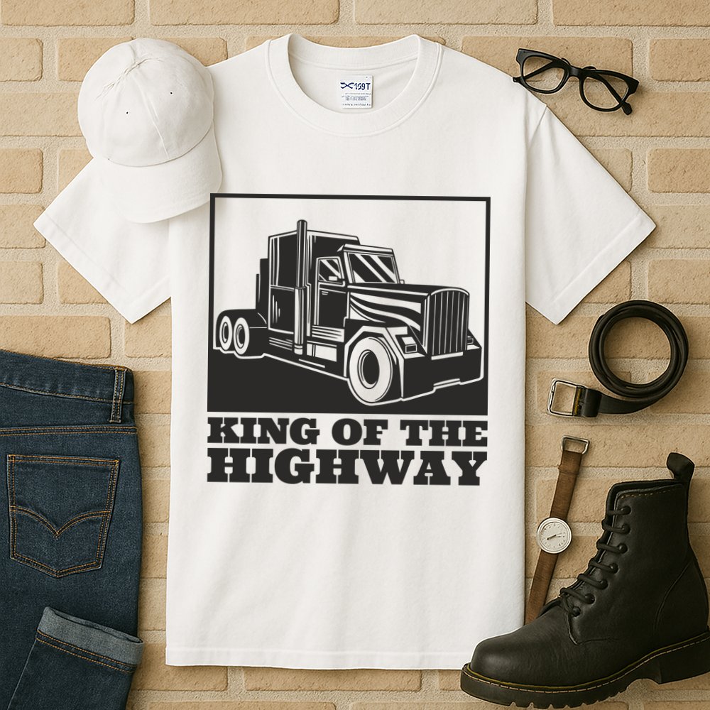 King Of The Highway Trucker Tall T-Shirt