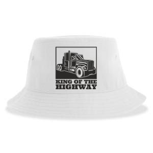 King Of The Highway Trucker Sustainable Bucket Hat