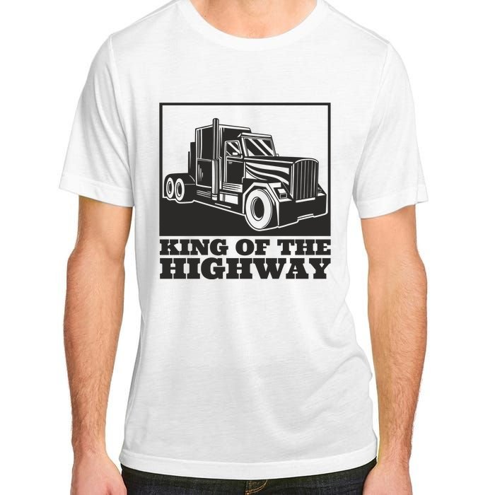 King Of The Highway Trucker Adult ChromaSoft Performance T-Shirt