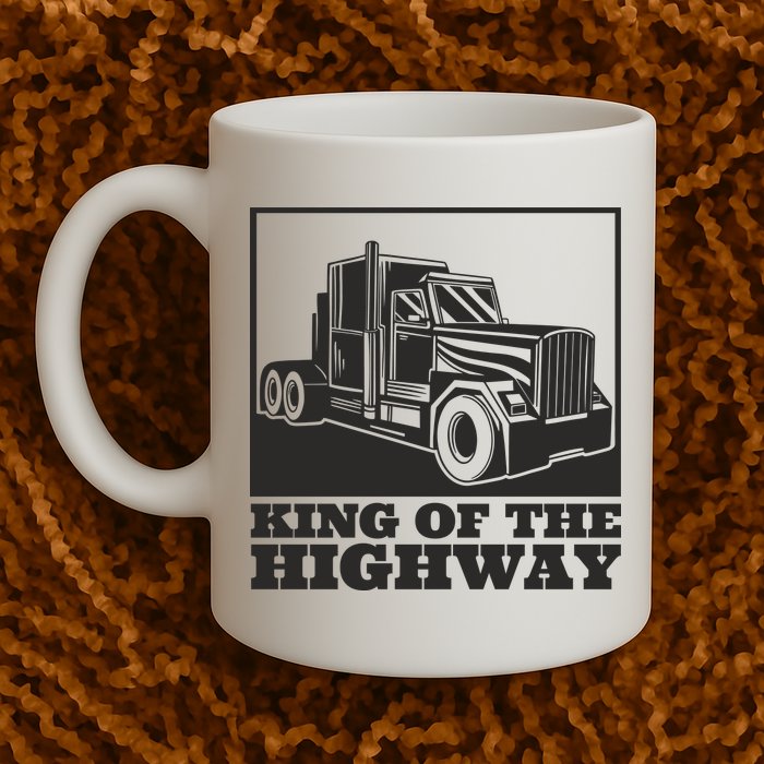 King Of The Highway Trucker Mug