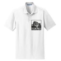 King Of The Highway Trucker Dry Zone Grid Polo