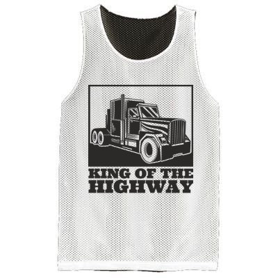 King Of The Highway Trucker Mesh Reversible Basketball Jersey Tank