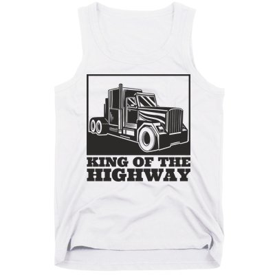 King Of The Highway Trucker Tank Top