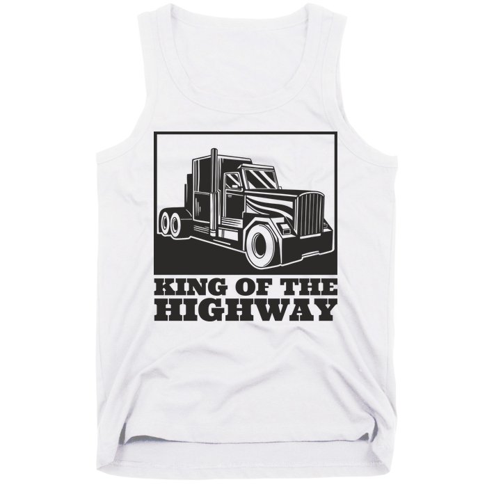 King Of The Highway Trucker Tank Top