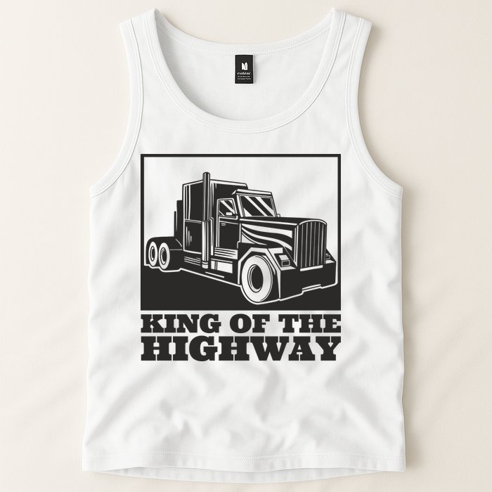 King Of The Highway Trucker Tank Top