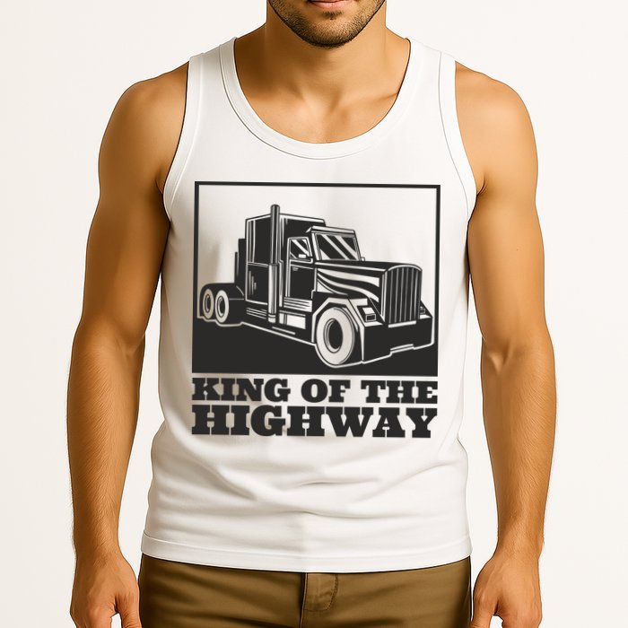 King Of The Highway Trucker Tank Top
